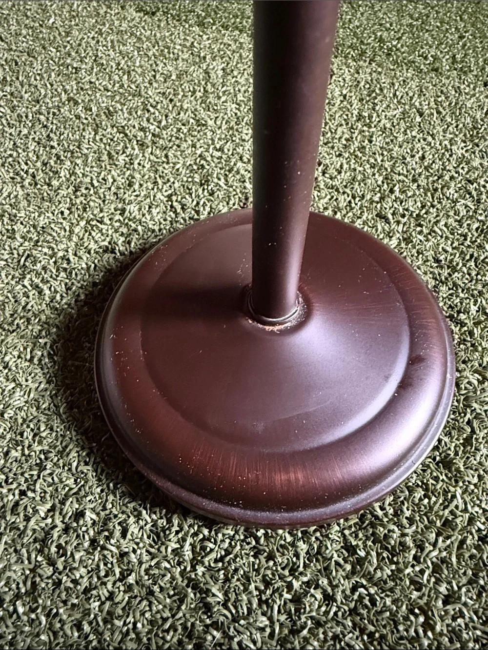 Bronze Metal Towel Ring Stand – Freestanding Bathroom Countertop Holder